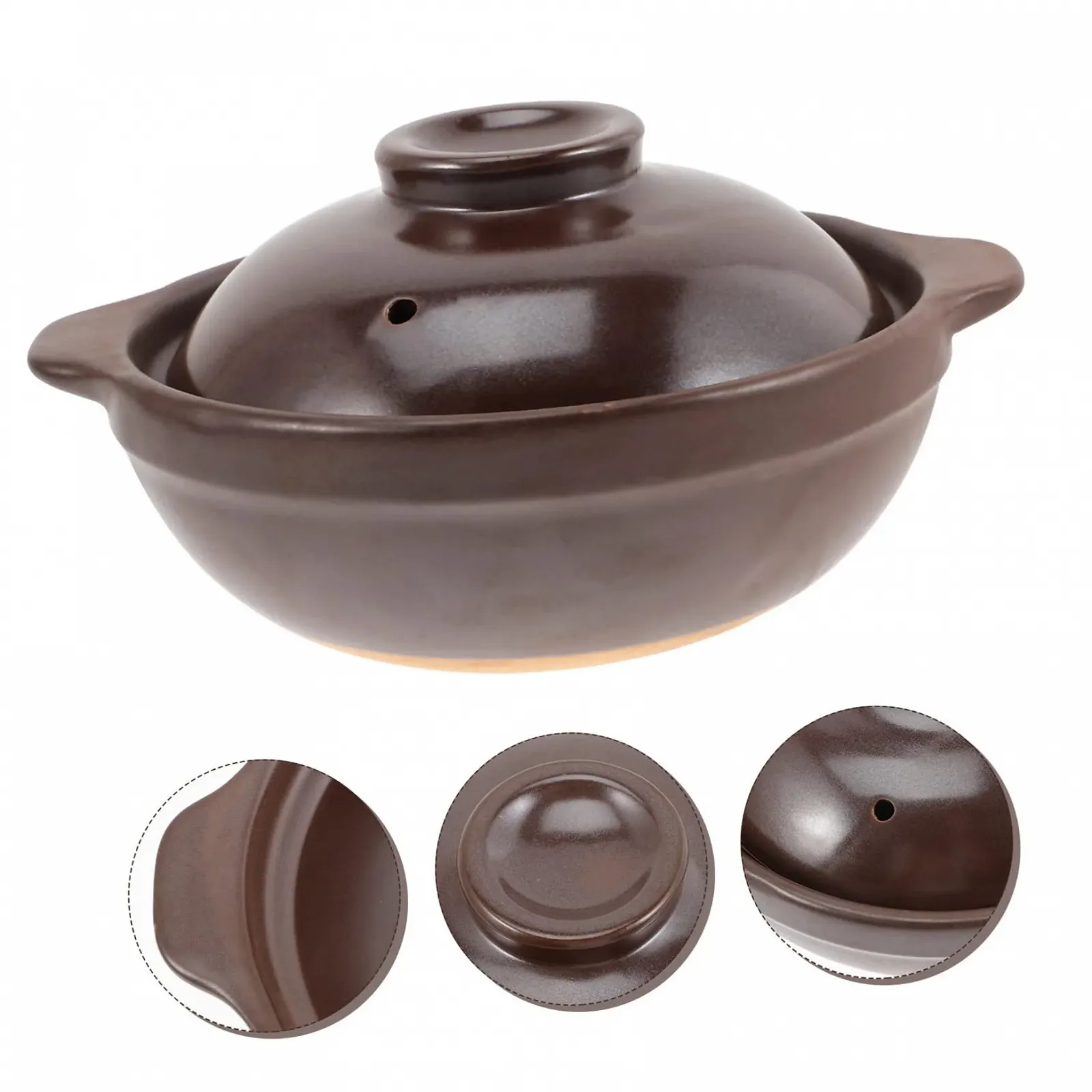 Каструля керамічна iplusmile Мала з кришкою, антипригарна, термостійка, фото №4 Каструля керамічна iplusmile Мала з кришкою, антипригарна, термостійка, фото №4