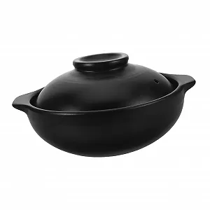 Кастрюля LIFKOME Керамическая термостойкая с крышкой для супов и риса Clay Pot - Фото 1