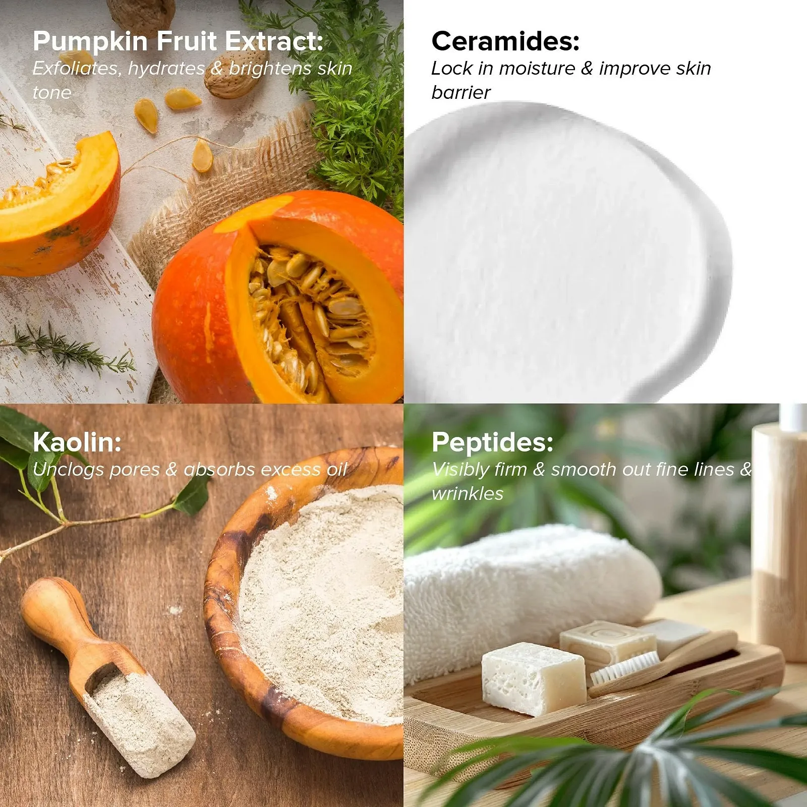 Маска для обличчя DRMTLGY Pumpkin Enzyme з гранулами жожоба, фото №3