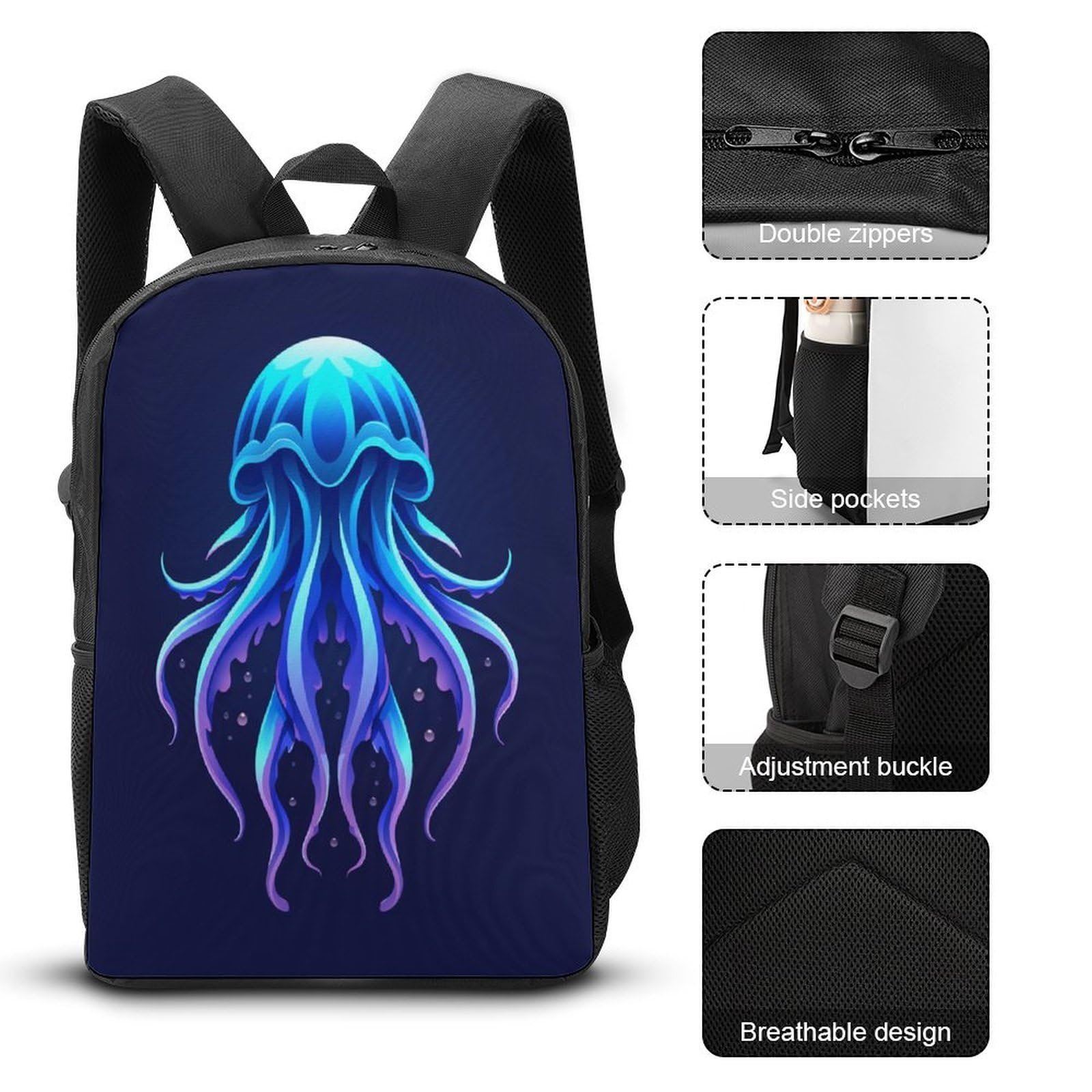 Ранец NACHOMACHO Jellyfish 17 дюймов, фото №4