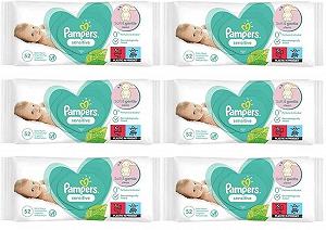 Детские салфетки Pampers Sensitive 81687204 Белые - Фото 1