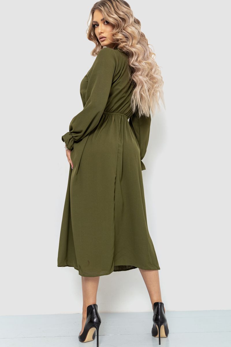 Платьє нарядний колір хакі 204R601, фото №4