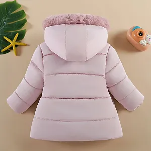 Зимняя куртка для подростков, зимнее пальто детское пуховое пальто, длинная куртка-пуховик, теплое зимнее пальто с капюшоном, ветрозащитная куртка для активного отдыха на молнии, повседневная куртка с капюшоном 0-4 года synthetic.ua - Фото 1