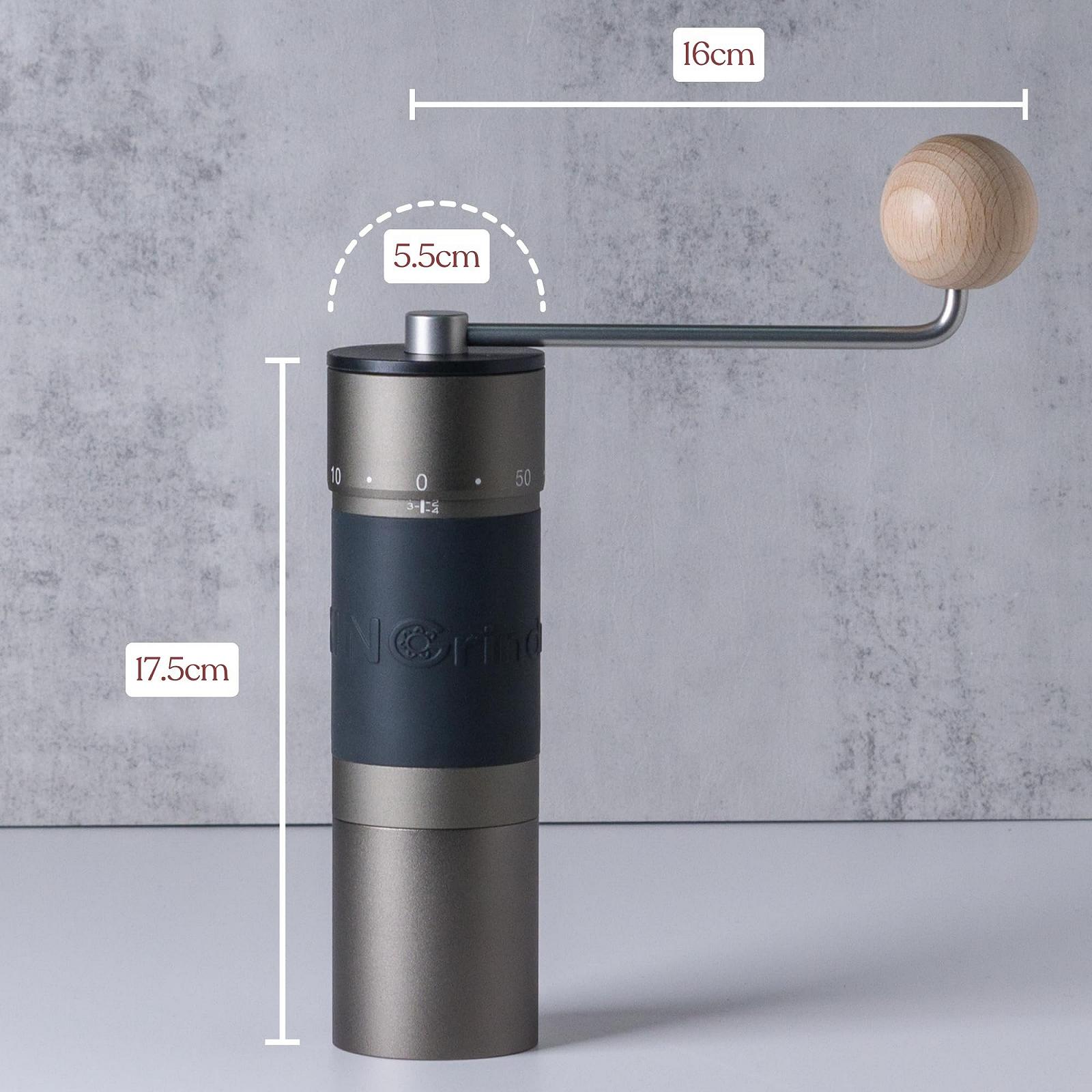 Ручная кофемолка KINGrinder K6 с 200 уровнями помола для Aeropress, френч-пресса, капельного кофе, эспрессо, вместимость 25-35 г, фото №2 Ручная кофемолка KINGrinder K6 с 200 уровнями помола для Aeropress, френч-пресса, капельного кофе, эспрессо, вместимость 25-35 г, фото №2