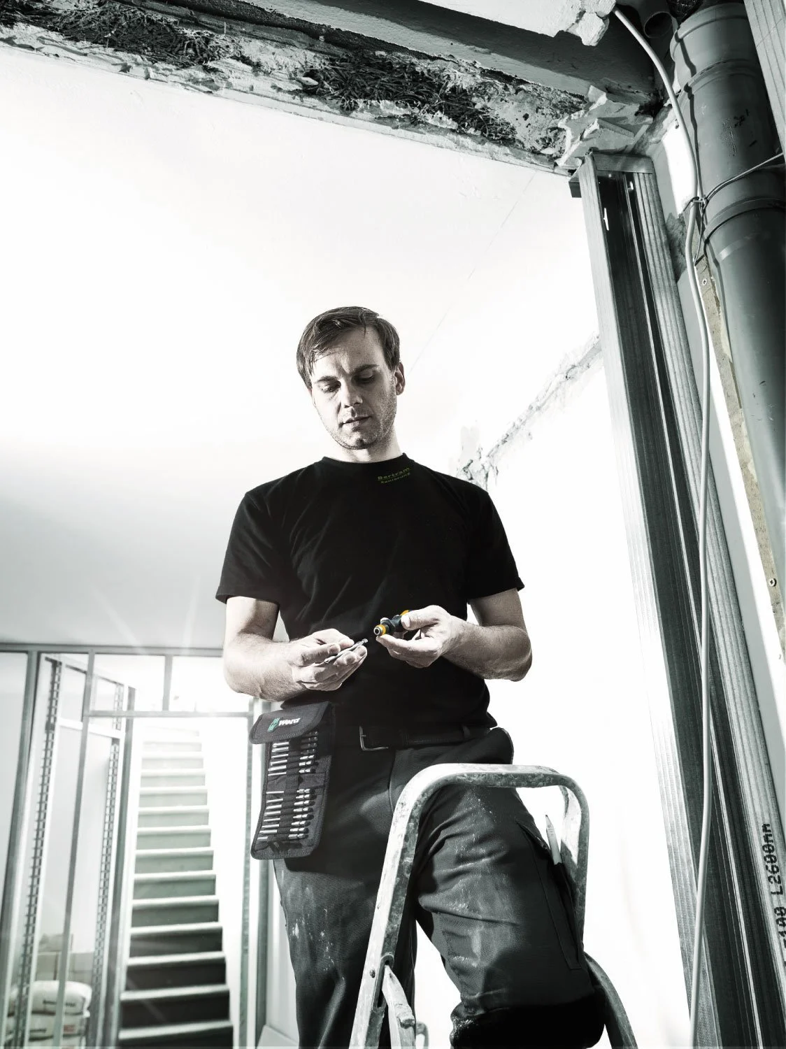 Набір компактних інструментів Wera Kraftform 60 ESD 05051043001 сріблястий, фото №19