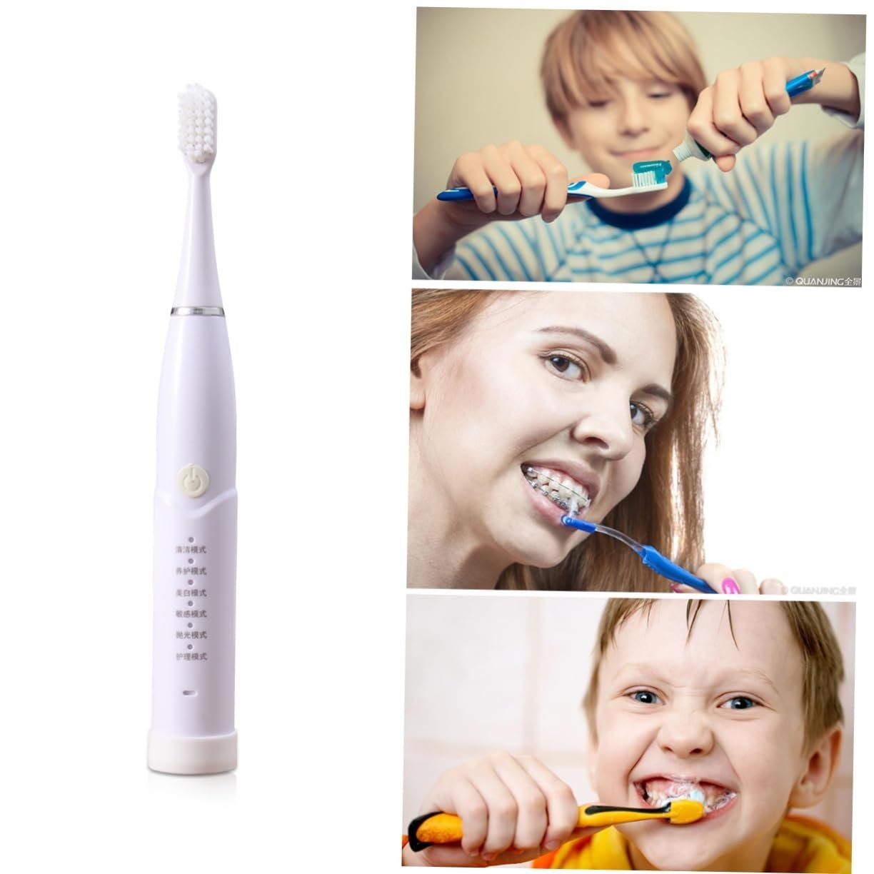 Електрична зубна щітка Gatuida USB Rechargeable White, фото №8