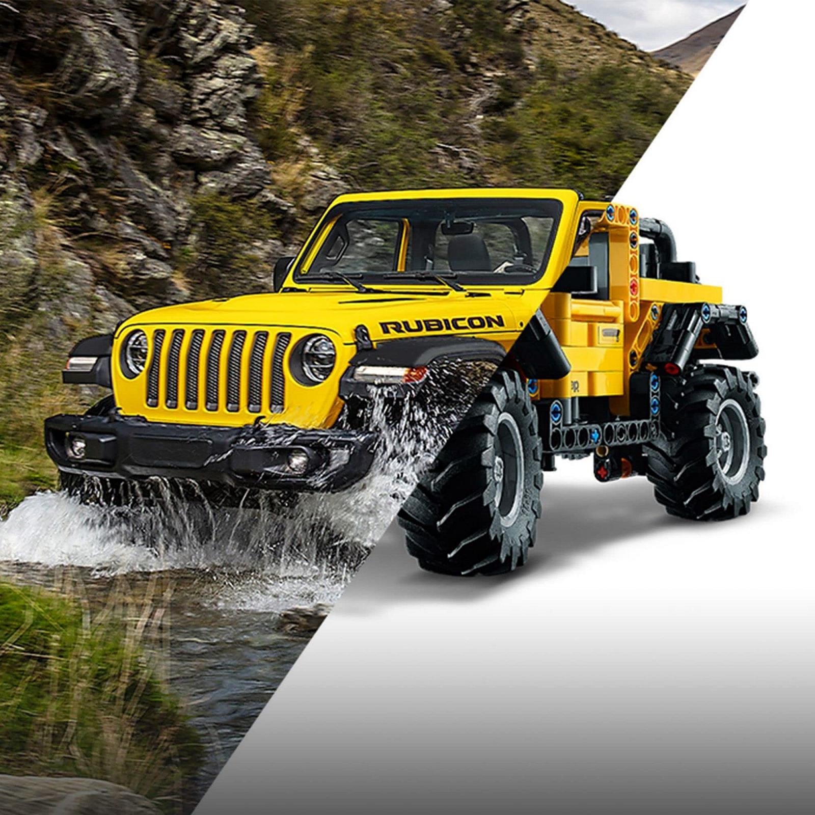 Конструктор LEGO Technic 42122 Jeep Wrangler Rubicon (665 деталей) 2021, фото №4
