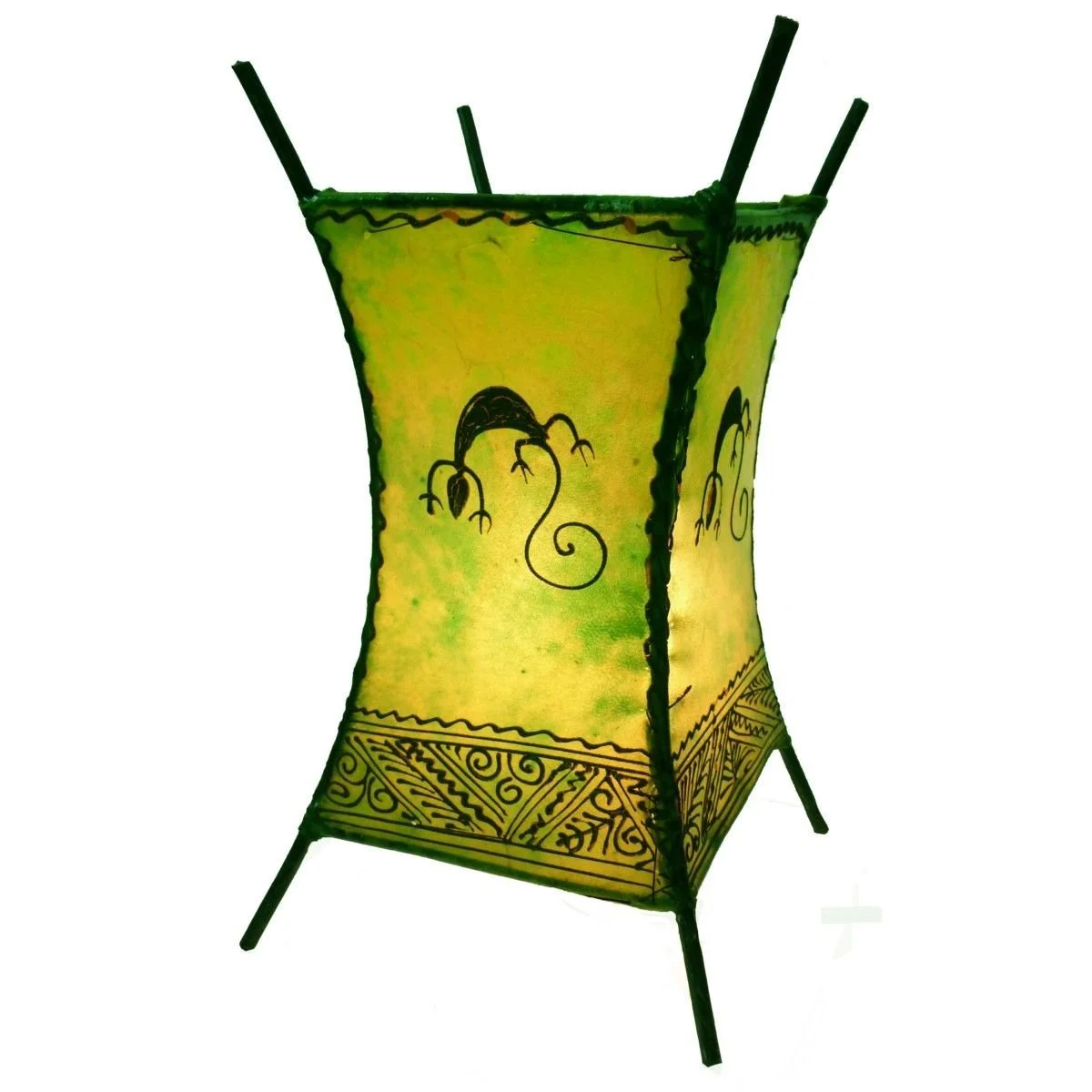 Настільна лампа Simandra Oriental Carree Gecko 30 см Оранжевий, фото №8