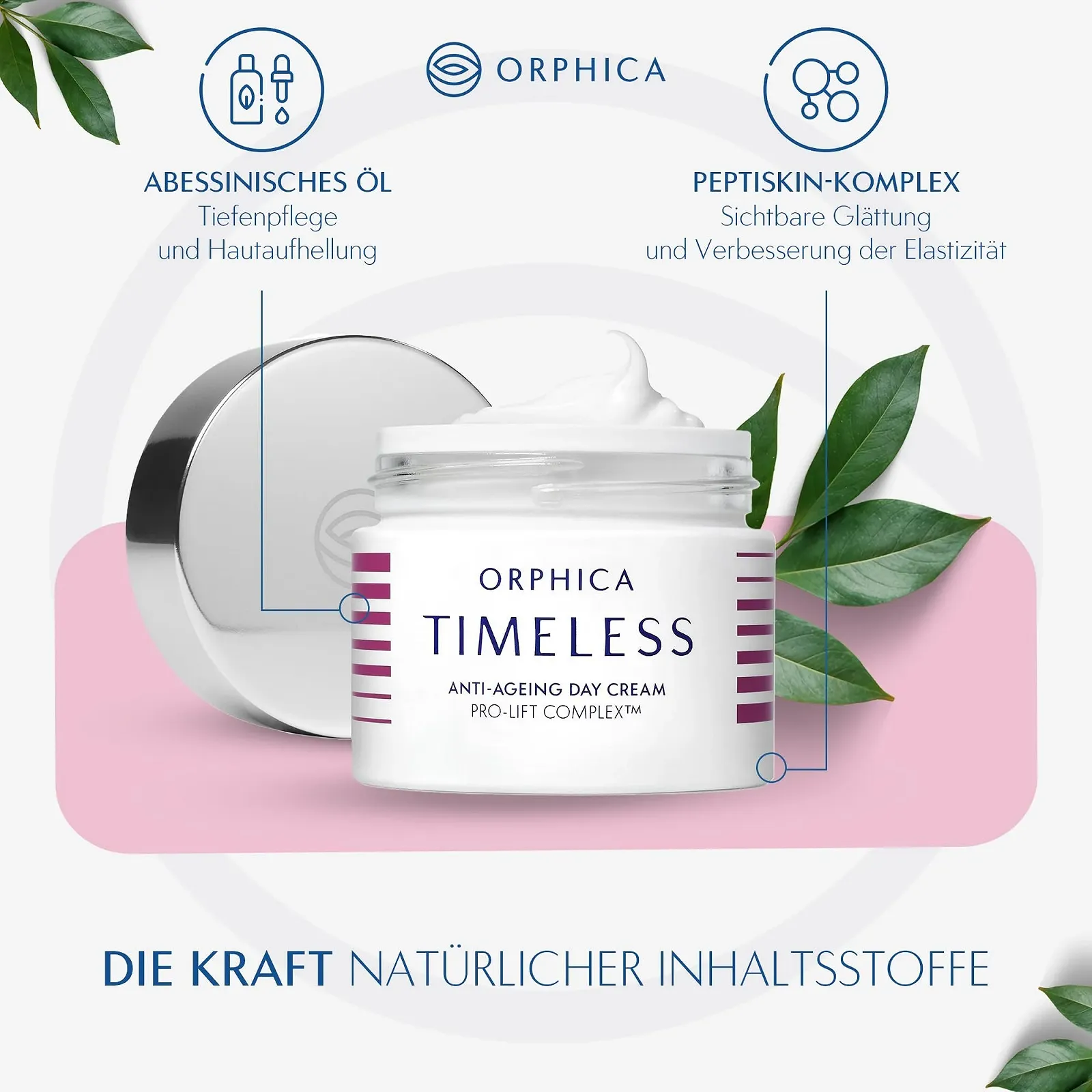 Крем для обличчя Orphica Timeless Anti-Ageing Cream антивіковий розгладжувальний зміцнювальний зволожувальний 50 мл, фото №2