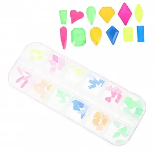 Набір для манікюру FRCOLOR зі штучними діамантами для нігтів, стрази у формі серця для прикрас - Фото 1