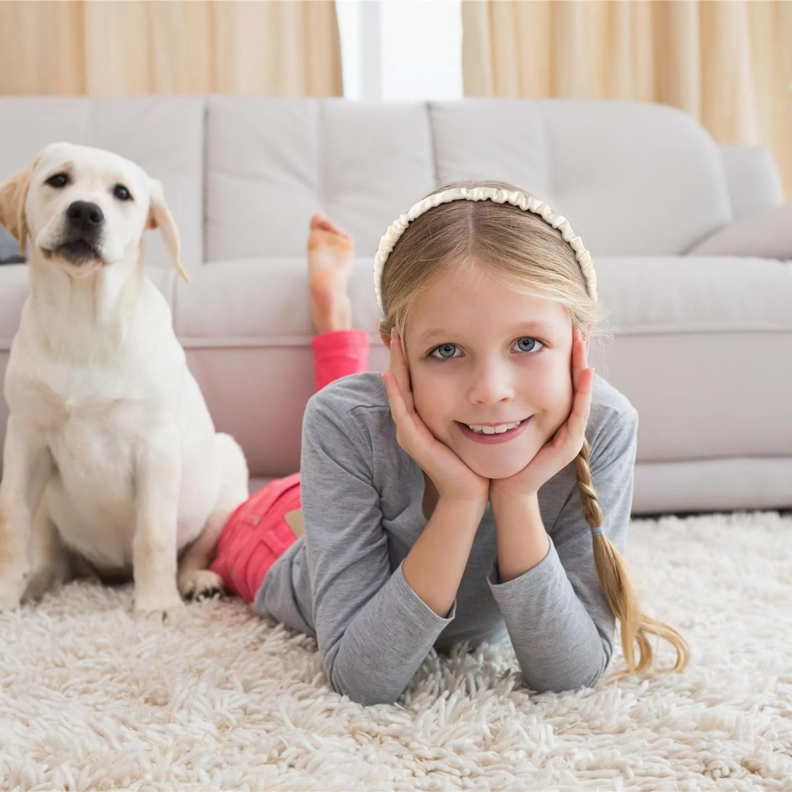 Набір обручів для волосся з перлами, фото №5