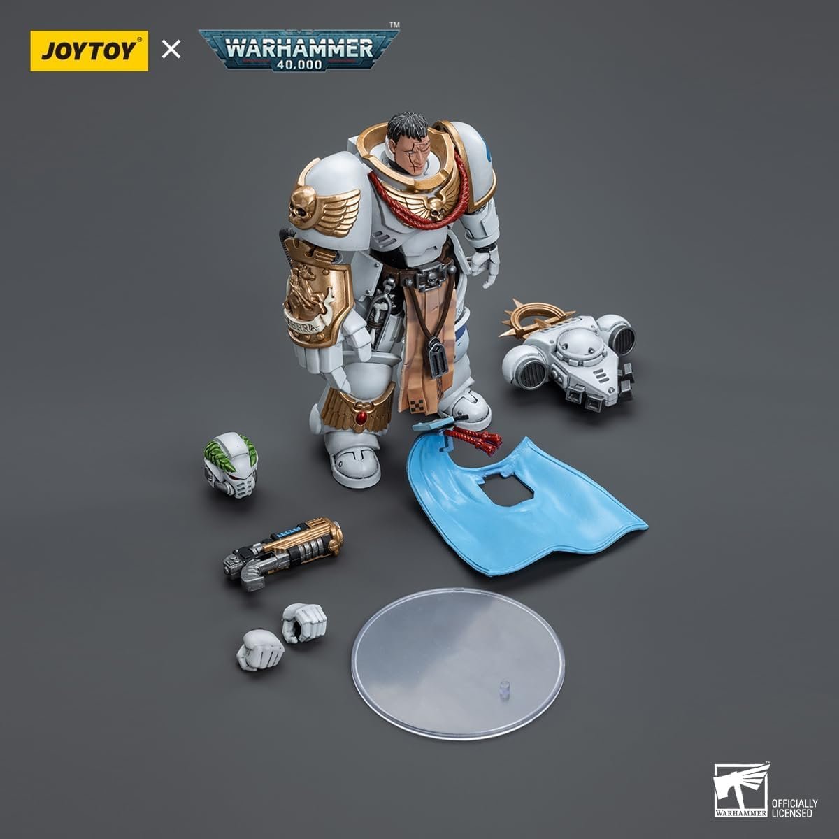Екшн-фігурка JoyToy × Warhammer 40k Space Marines White Consuls Captain Messinius, фото №6