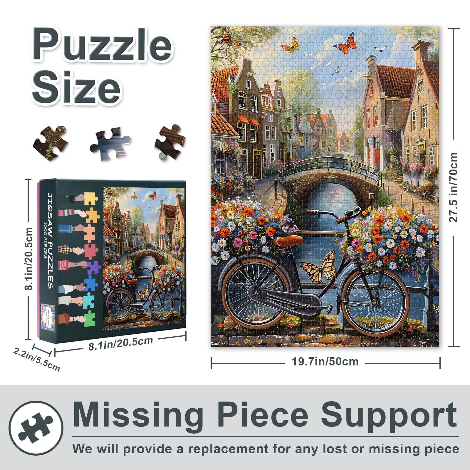 Пазл Stained Glass Dragonfly 1000 елементів 50 x 70 см, фото №3