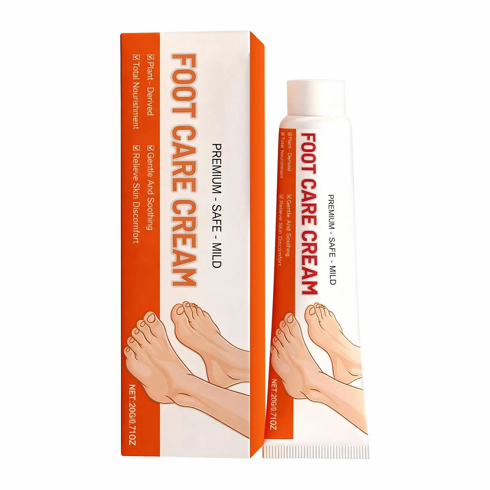 Крем для пяток увлажняющий нежирный для сухой и потрескавшейся кожи стоп, коленей и локтей, фото №1 Крем для пяток увлажняющий нежирный для сухой и потрескавшейся кожи стоп, коленей и локтей, фото №1