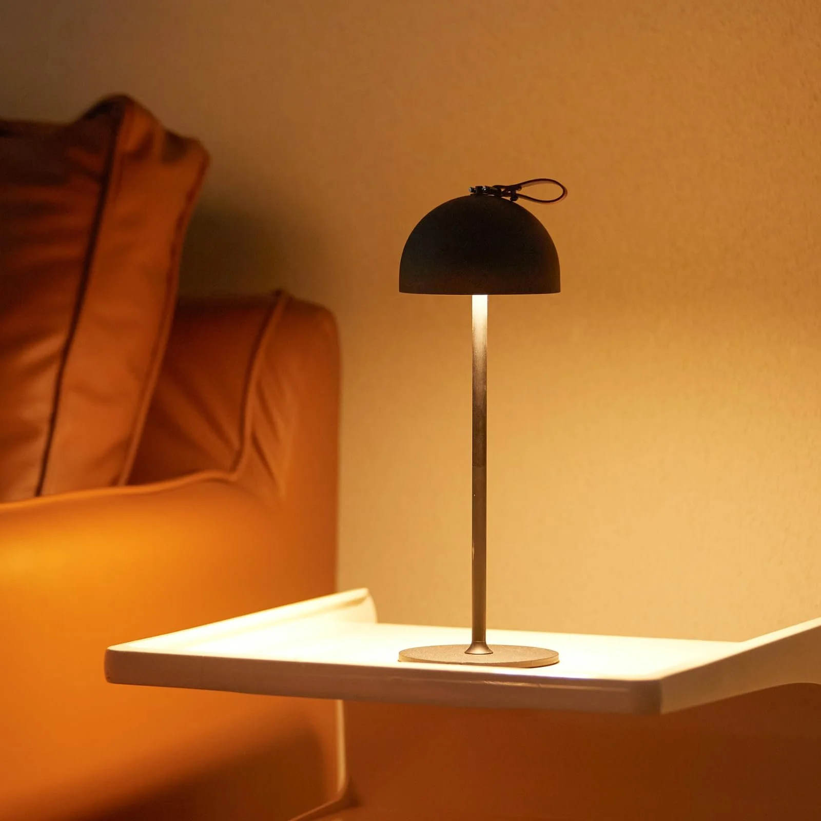 Настольная лампа DEELUX LED Battery USB-C IP44 3000 K Metal Черный 1 шт., фото №3