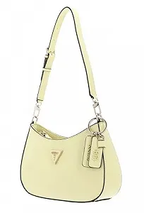 Сумка на плече GUESS Noelle Top Zip Блідо-жовтий synthetic.ua - Фото 1