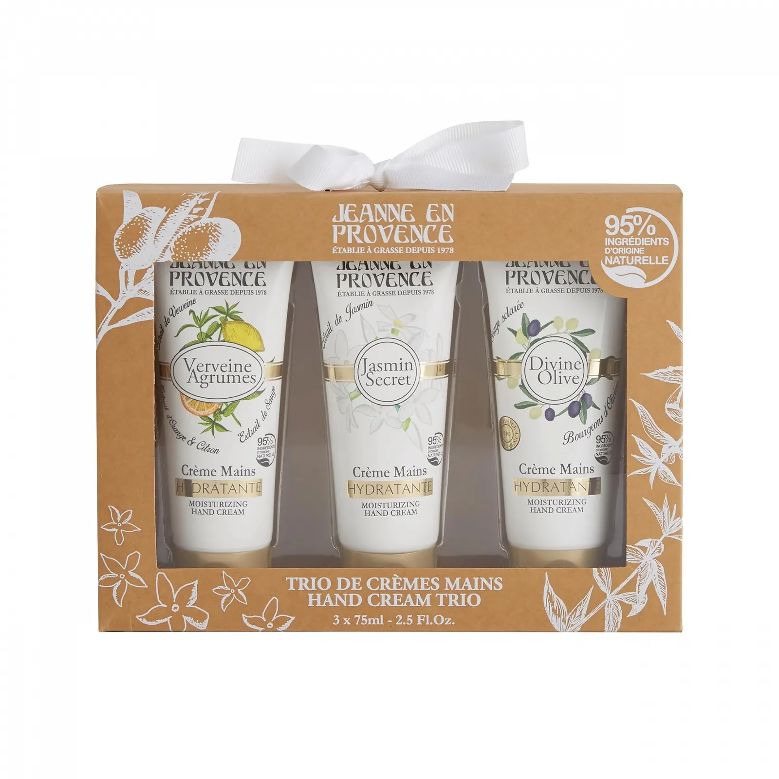 Набор Кремов для рук Jeanne en Provence Verbena Citrus - Jasmine Secret - Divine Olives, фото №1 Набор Кремов для рук Jeanne en Provence Verbena Citrus - Jasmine Secret - Divine Olives, фото №1