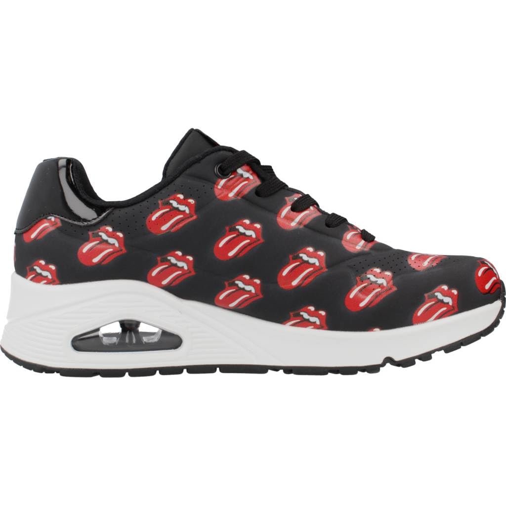 Кроссовки Skechers UNO Rolling Stones Single, Бело-красный, фото №4