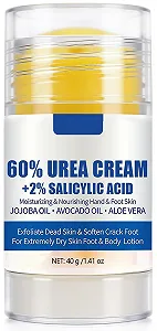 Крем для ног Ruicen с 60% мочевиной от мозолей и трещин с роликовым аппликатором - Фото 1