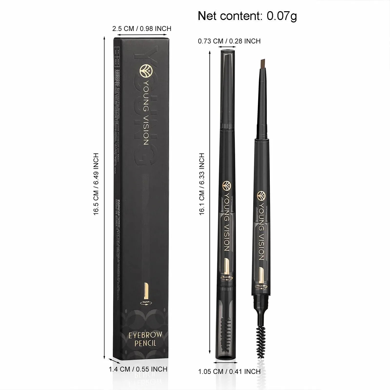 Подводка для бровей Klufo 3-в-1, фото №5