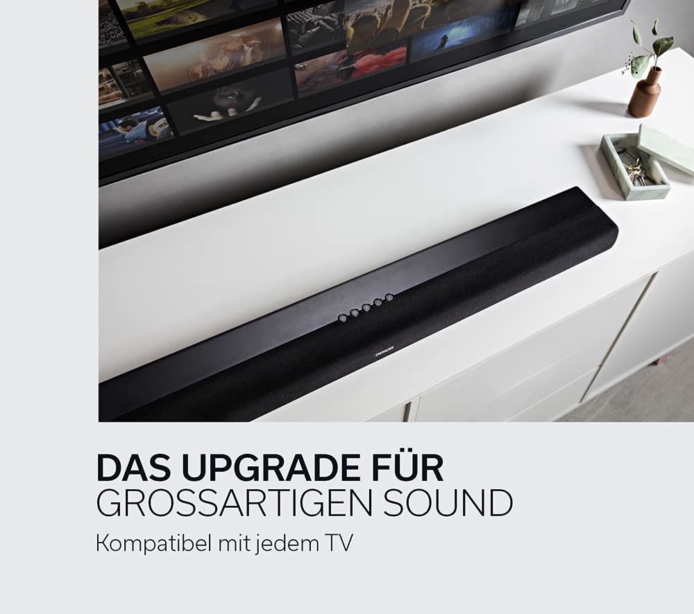 Саундбар Denon DHT-S216 2.1 для телевизора с встроенным сабвуфером Bluetooth HDMI ARC 4K UHD Dolby Digital DTS DTS Virtual:X оптический вход, фото №3