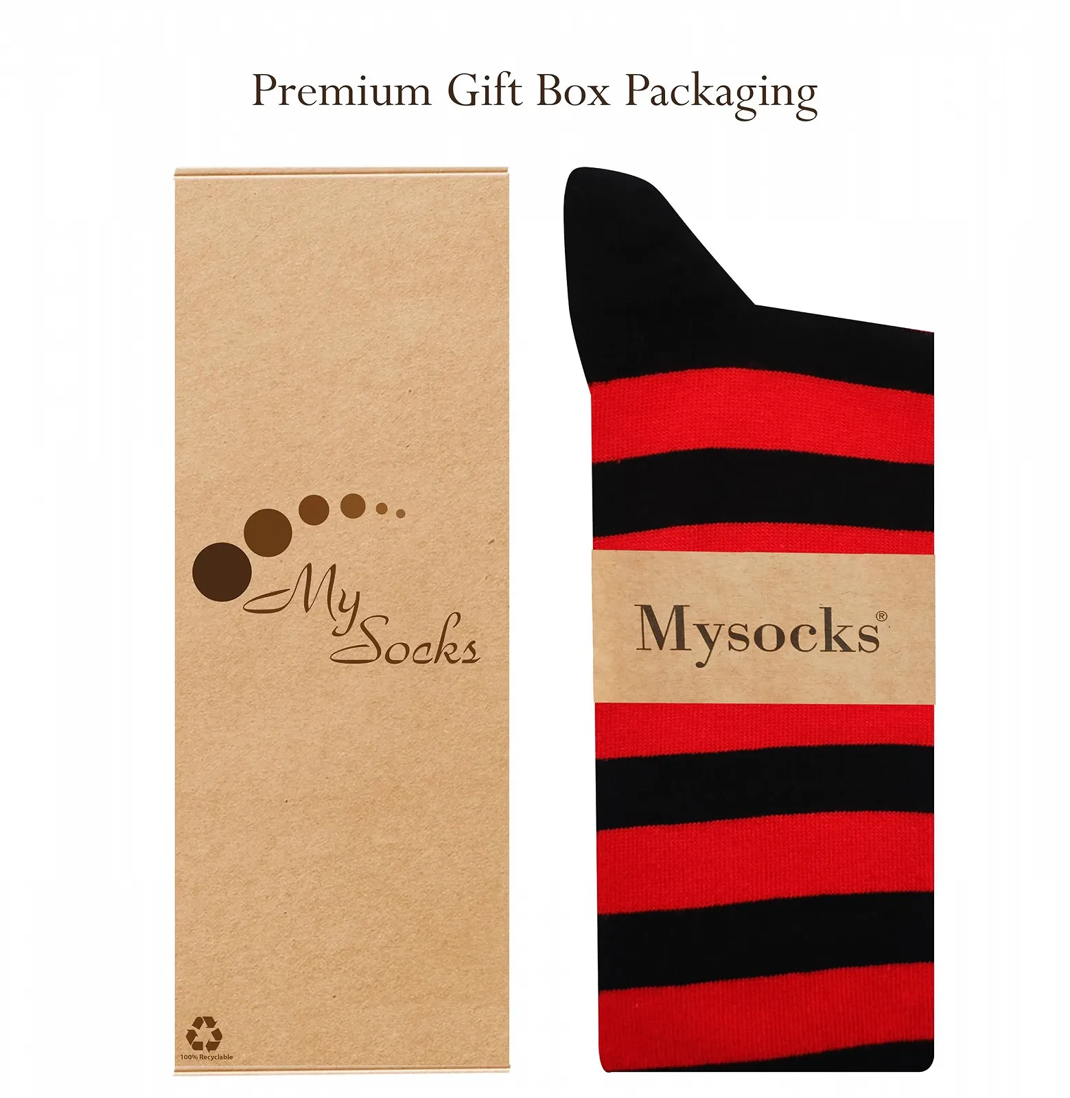 Шкарпетки до коліна Mysocks Унісекс - Довгі смугасті шкарпетки, фото №5