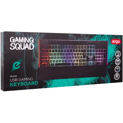 Клавиатура Ergo KB-645 USB Black KB-645, фото №2