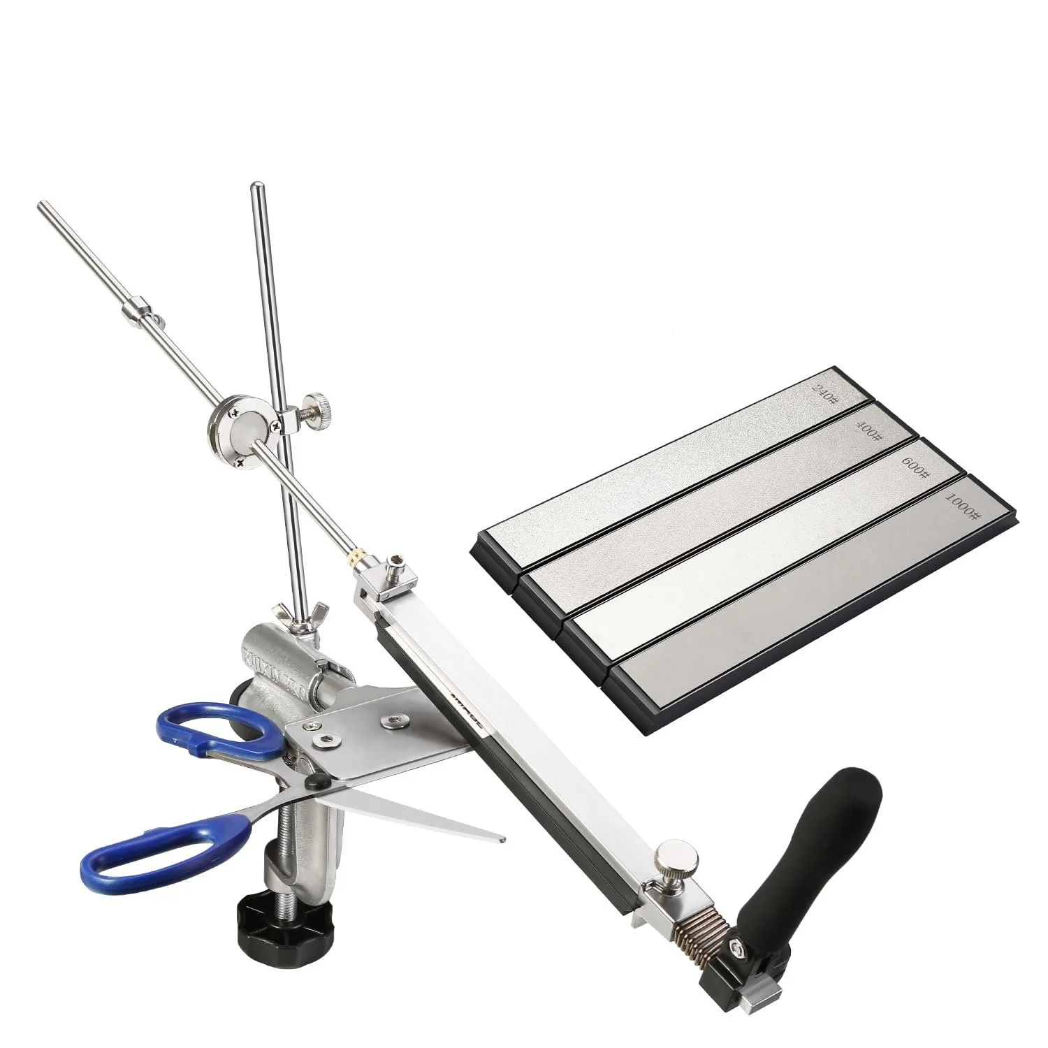 Професійна система заточування ножів IMAGE Professional 360° Flip Rotation 240/400/600/1000 грит нержавіюча сталь, фото №1