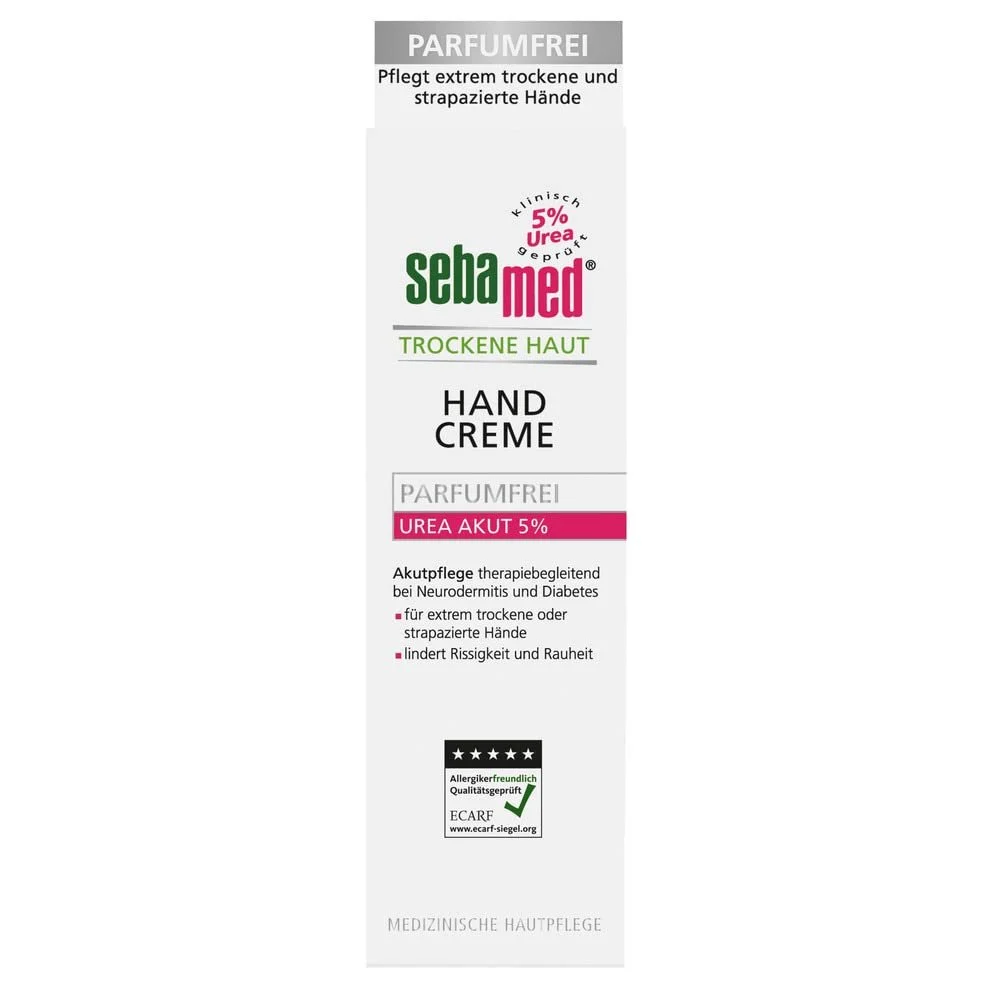Крем для рук Sebamed Dry Skin Urea Acute 5% Без запаху 75 мл, фото №1
