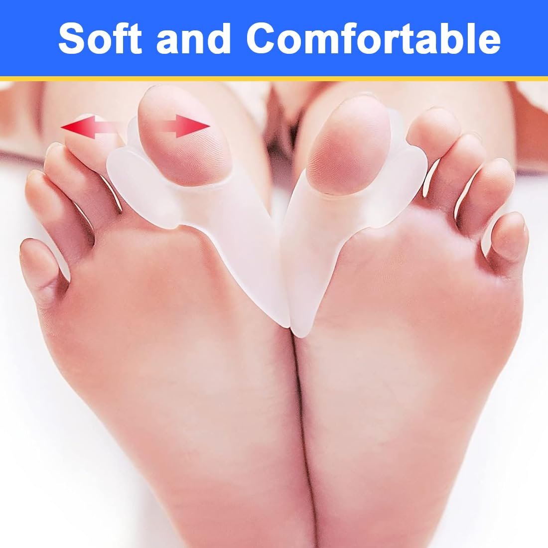 Коректор великого пальця стопи TISCH Hallux Valgus для чоловіків і жінок, покращена версія з регульованою шиною, фото №6