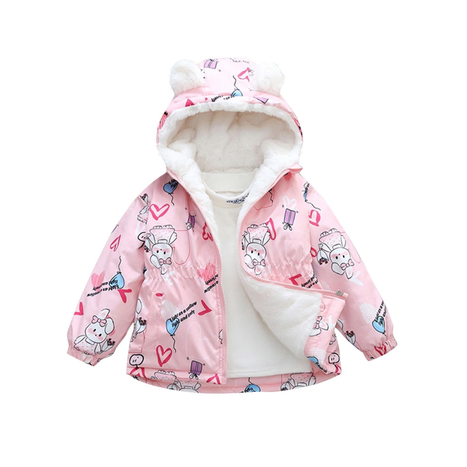 Куртка Generisch З принтом для дівчинки, утеплена, фото №1 Куртка Generisch З принтом для дівчинки, утеплена, фото №1