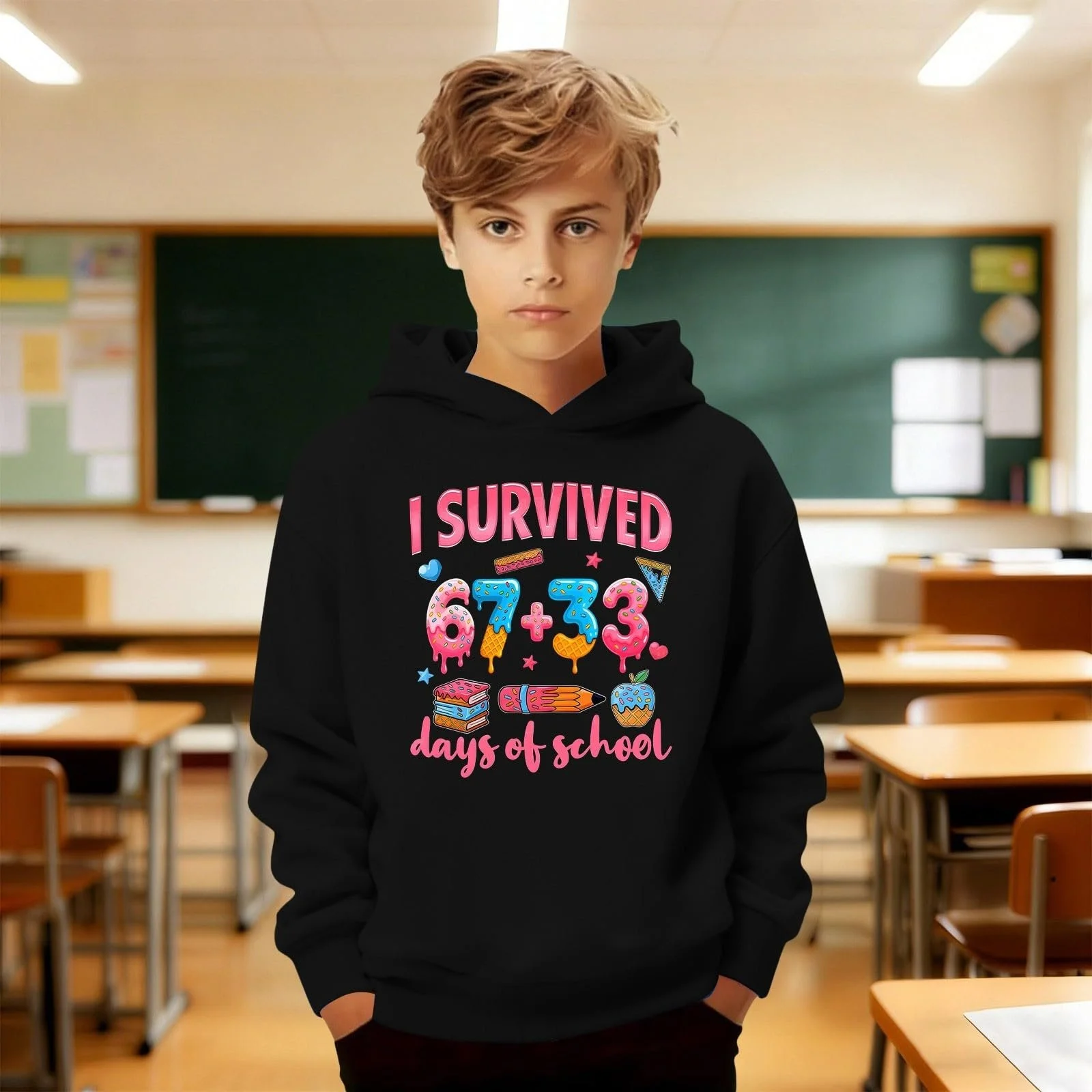 Худи Six Seven 67 Meme для девочек, с длинными рукавами и капюшоном, с принтом 67, удобная мягкая толстовка, уличная одежда, модный худи для девочек и мальчиков, фото №3 Худи Six Seven 67 Meme для девочек, с длинными рукавами и капюшоном, с принтом 67, удобная мягкая толстовка, уличная одежда, модный худи для девочек и мальчиков, фото №3