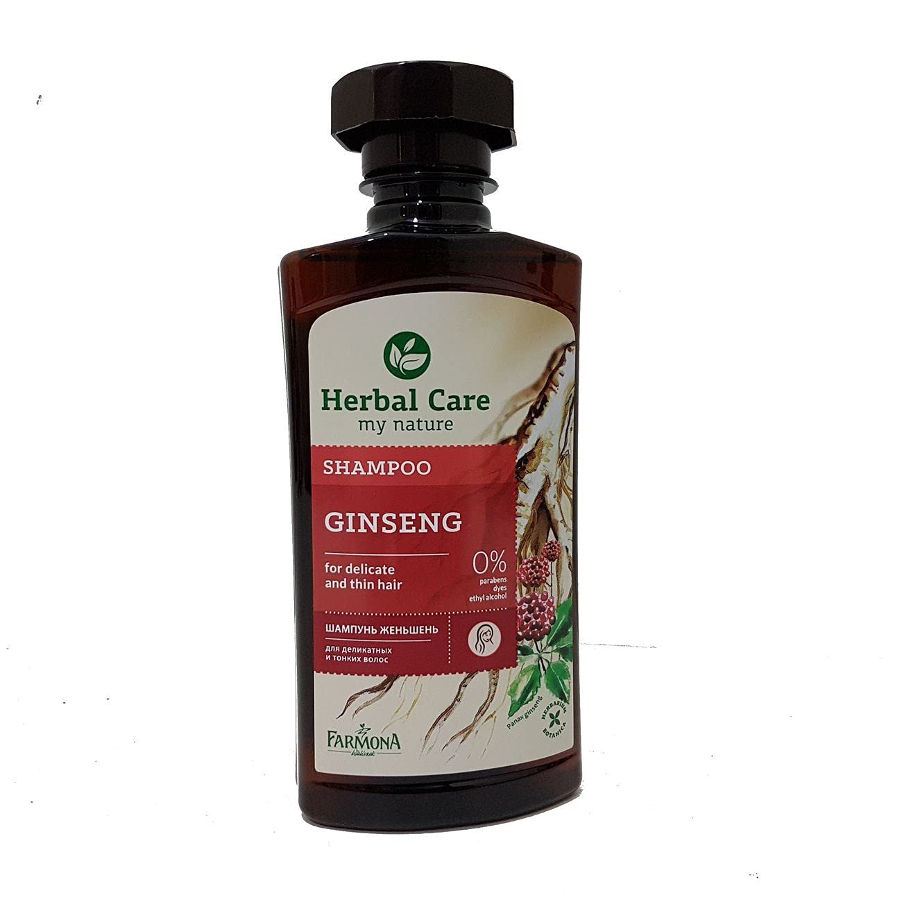Шампунь Farmona HERBAL CARE GINSENG для тонких и деликатных волос, фото №1