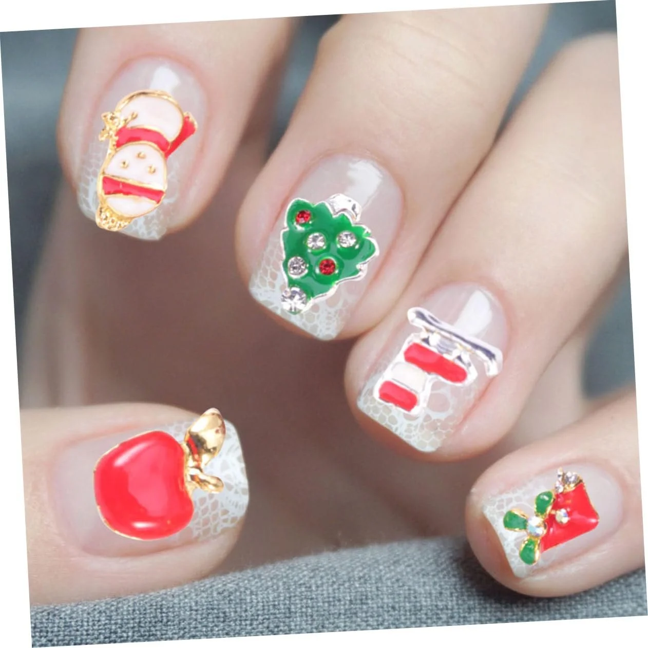 Стрази для нігтів Beavorty Різдвяні прикраси для манікюру з наклейками сніжинок для святкового дизайну та творчого нейл-арту для жінок, фото №4 Стрази для нігтів Beavorty Різдвяні прикраси для манікюру з наклейками сніжинок для святкового дизайну та творчого нейл-арту для жінок, фото №4