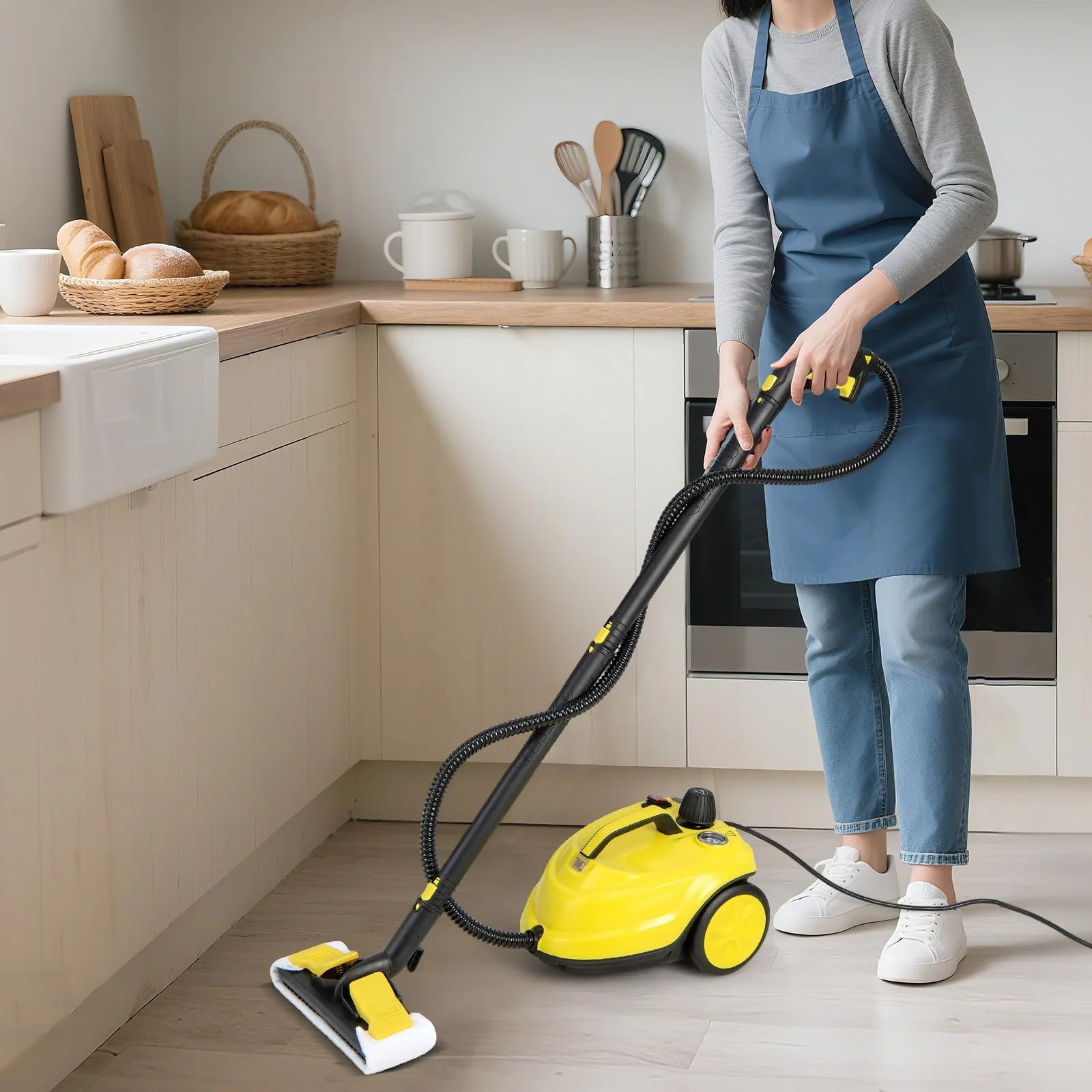 Пароочисник SOARS 13 аксесуарів 5 bar 160 °C 2000 W 1.8 L кабель 5 m, фото №8