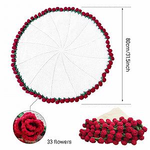 Плед Квітковий букет LWuuywa, Готовий букет троянд synthetic.ua - Фото 1