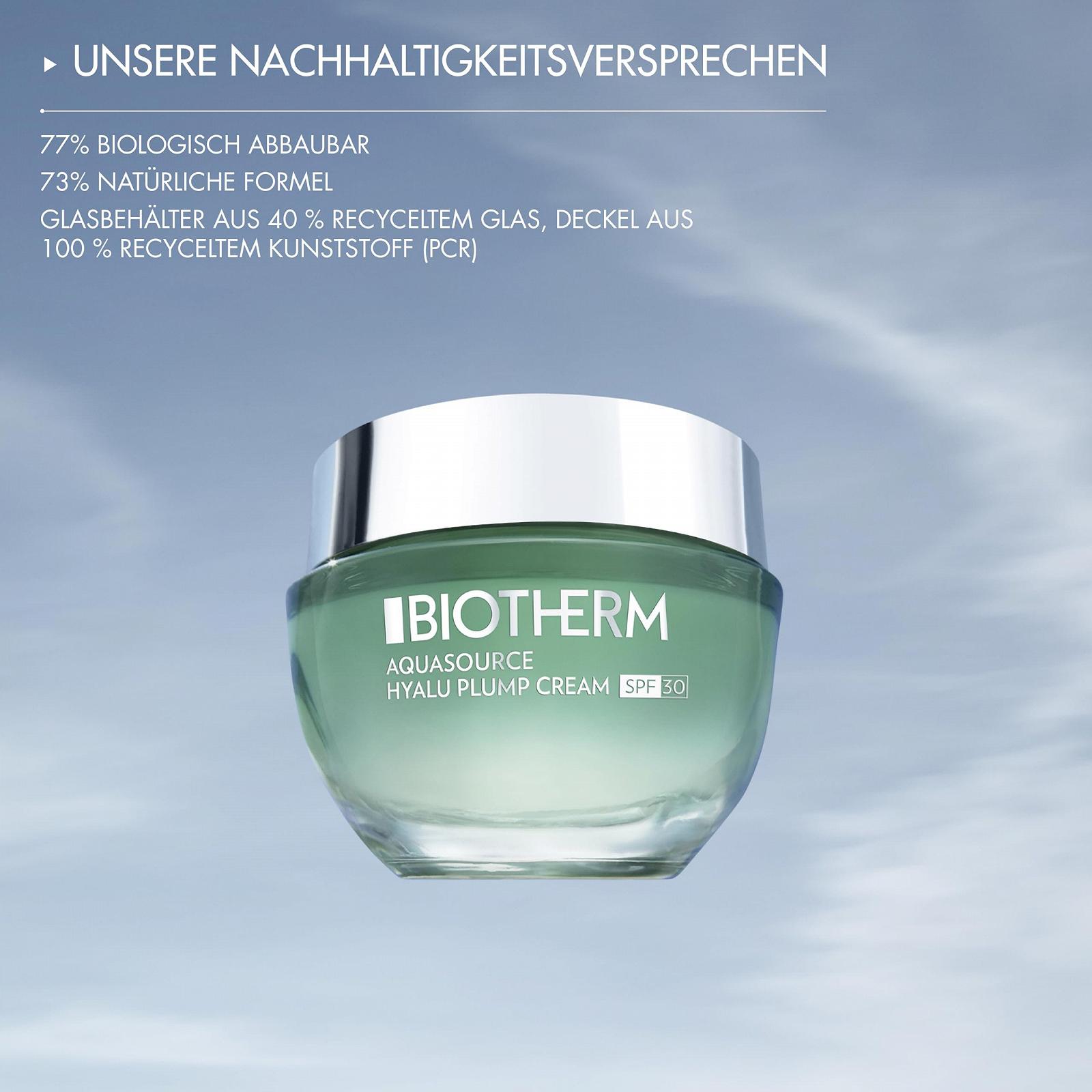 Денний крем Biotherm Aquasource Hyalu Plump SPF 30 зволожувальний 50 мл, фото №8 Денний крем Biotherm Aquasource Hyalu Plump SPF 30 зволожувальний 50 мл, фото №8