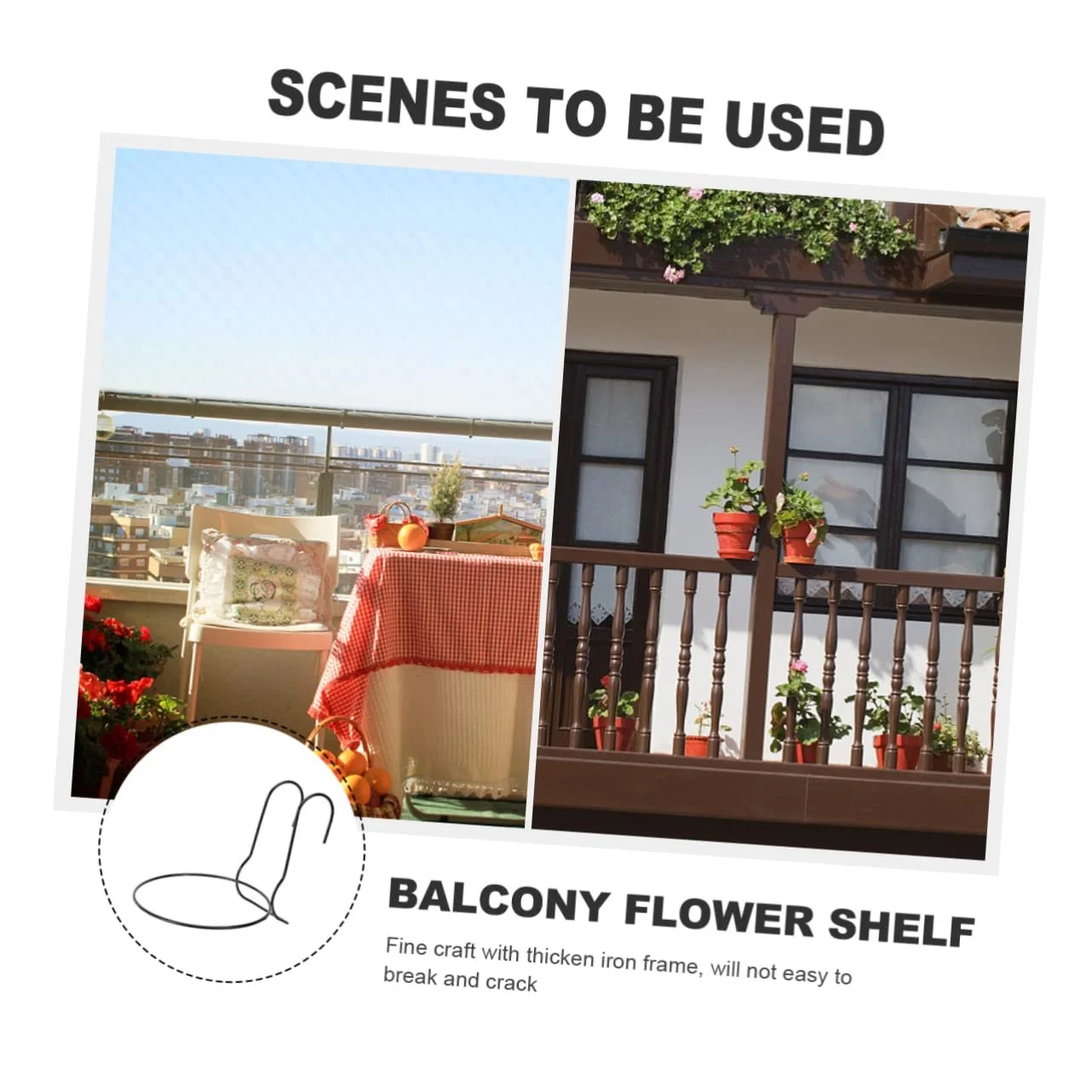 Підставка для підвісних рослин HEMOTON Залізна Набор 2 шт., фото №5 Підставка для підвісних рослин HEMOTON Залізна Набор 2 шт., фото №5