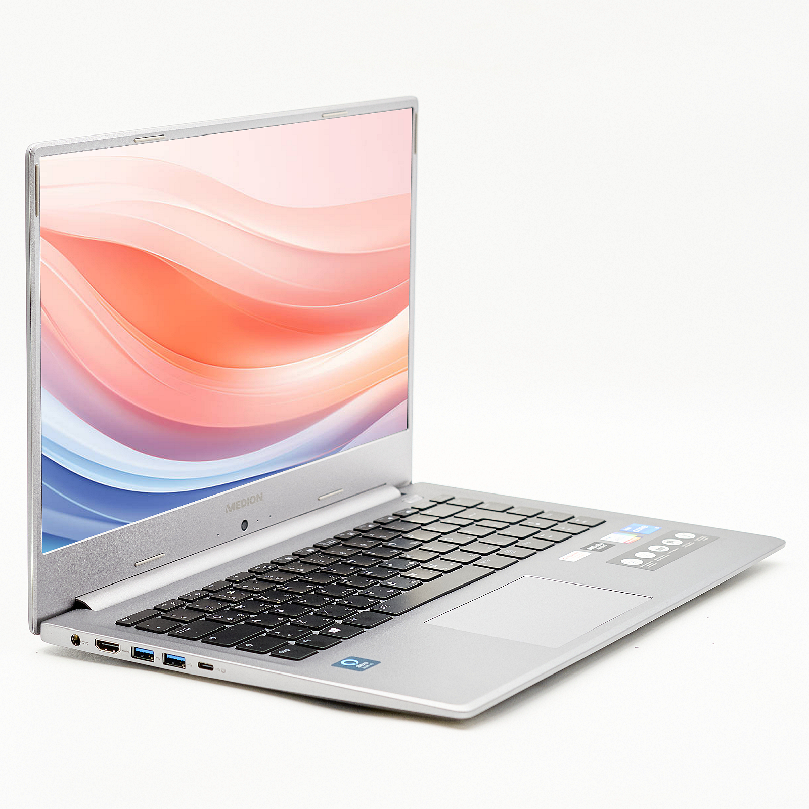 Ноутбук Medion Akoya S15449 Intel Core i5-1135G7 32 ГБ ОЗУ 1 ТБ SSD + 1 ТБ HDD Intel Iris Xe Graphics Металл, фото №3