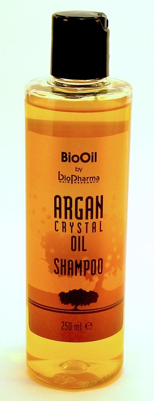 Шампунь Biop Harma Argan Crystal для сухих и поврежденных волос 250 мл, фото №1