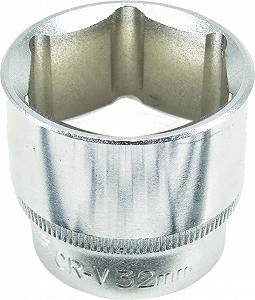 Головка торцева низька шестигранна 1/2 32мм Alloid ТГ-40132М - Фото 1