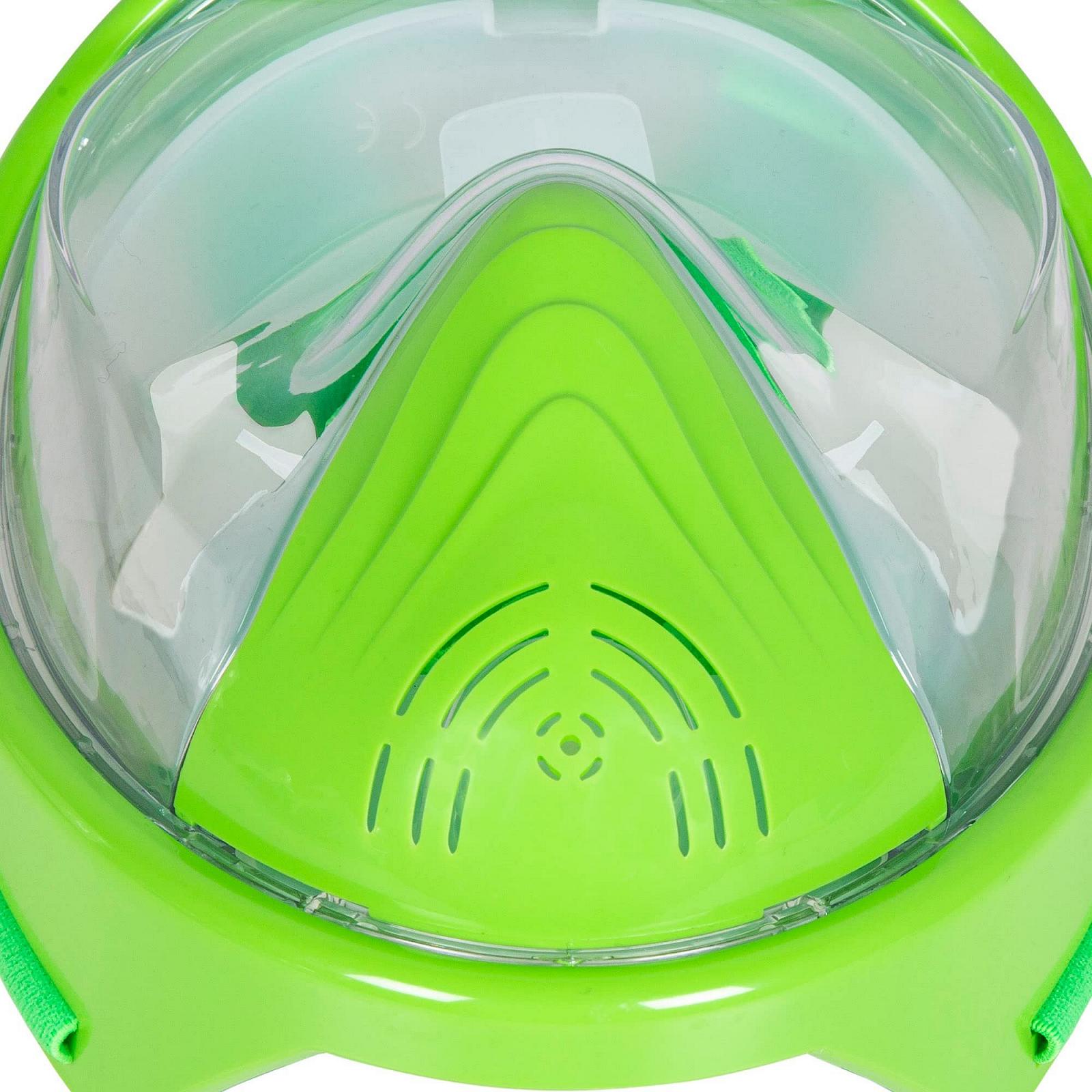 Маска для снорклінгу COLORBABY Aqua Sport, дитяча, розмір XS, зелена, фото №5