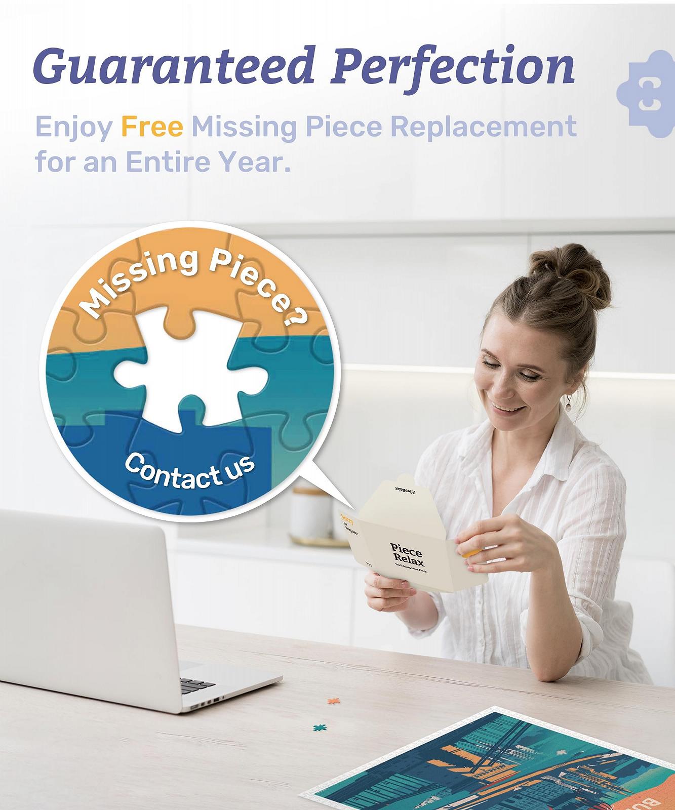 Пазл PieceRelax Image World Colourful Lake House [H3518] 1200 елементів 58.9 x 44.7 см, фото №5