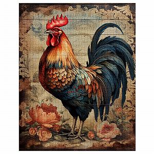 Пазл Tucocoo Rustic Rooster Animal Chicken 1000 элементов 70 x 50 см synthetic.ua - Фото 1