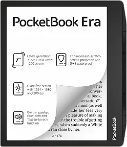 Електронна книга 7" PocketBook Era PB700 / 16ГБ / Linux / Wi-Fi / Bluetooth / Сенсорний E-Ink Carta екран (1680 × 1264) / Налаштовувана яскравість / Вологозахищеність IPX8 / Динаміки / До 4 тижнів роботи від батареї / Сірий - Фото 1