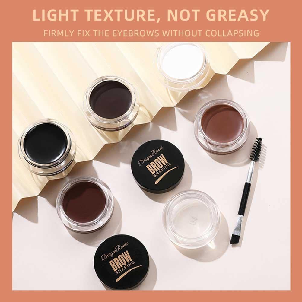 Гель для брів Brow Wax Прозорий Коричневий Wild Водостійкий Довговічний 6 кольорів S9J9 Brow Wax Making Soap, фото №4