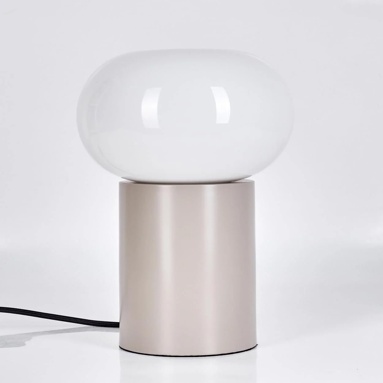 Настільна лампа Godrie Сучасна Приліжкова Метал/Скло Ретро/Вінтаж Ø 20 см H 27 см 1 x E27 Тауп Біла, фото №9