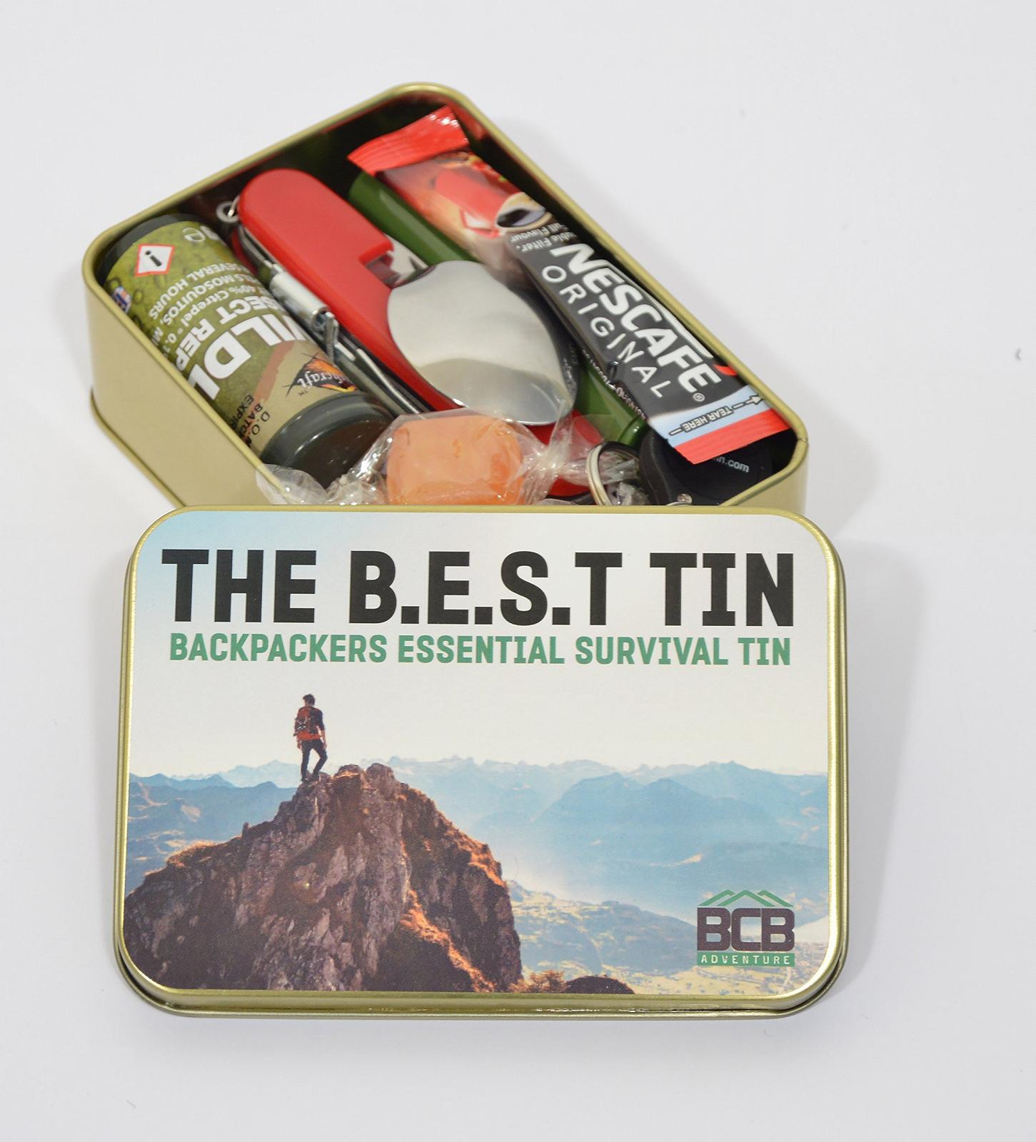 Набір для виживання Bushcraft Unisex Backpacker Essentials, бронзовий, 12 x 8,5 x 3,5 см, фото №2