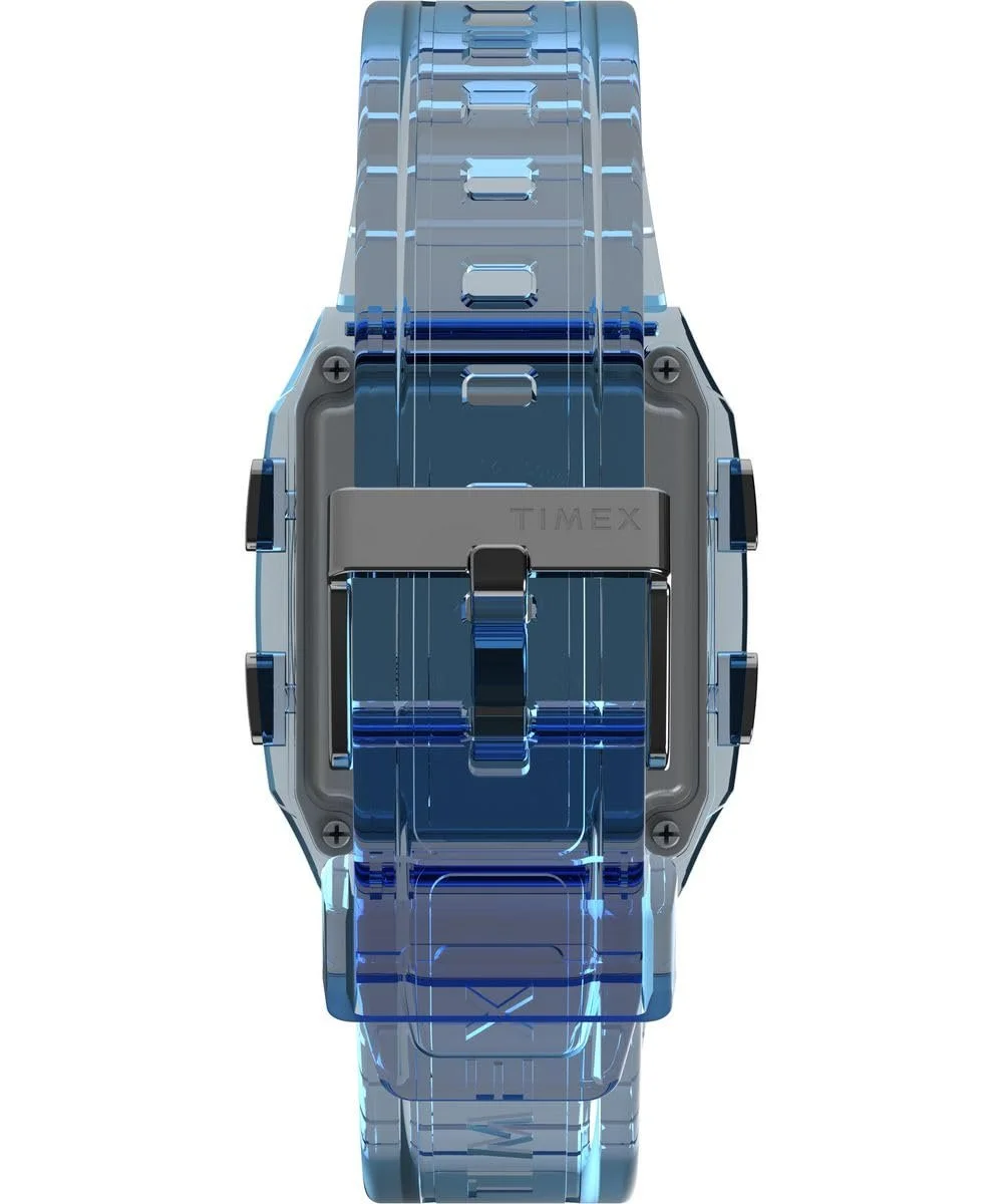 Цифровий Годинник Timex Unisex Lca, синій, вінтажний, фото №3