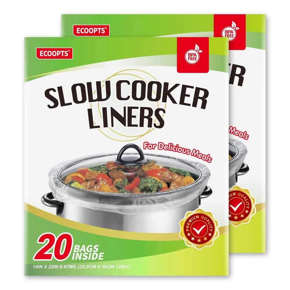 Вкладыши ECOOPTS Extra Large 40 шт. 6-10 QT Черный, фото №1